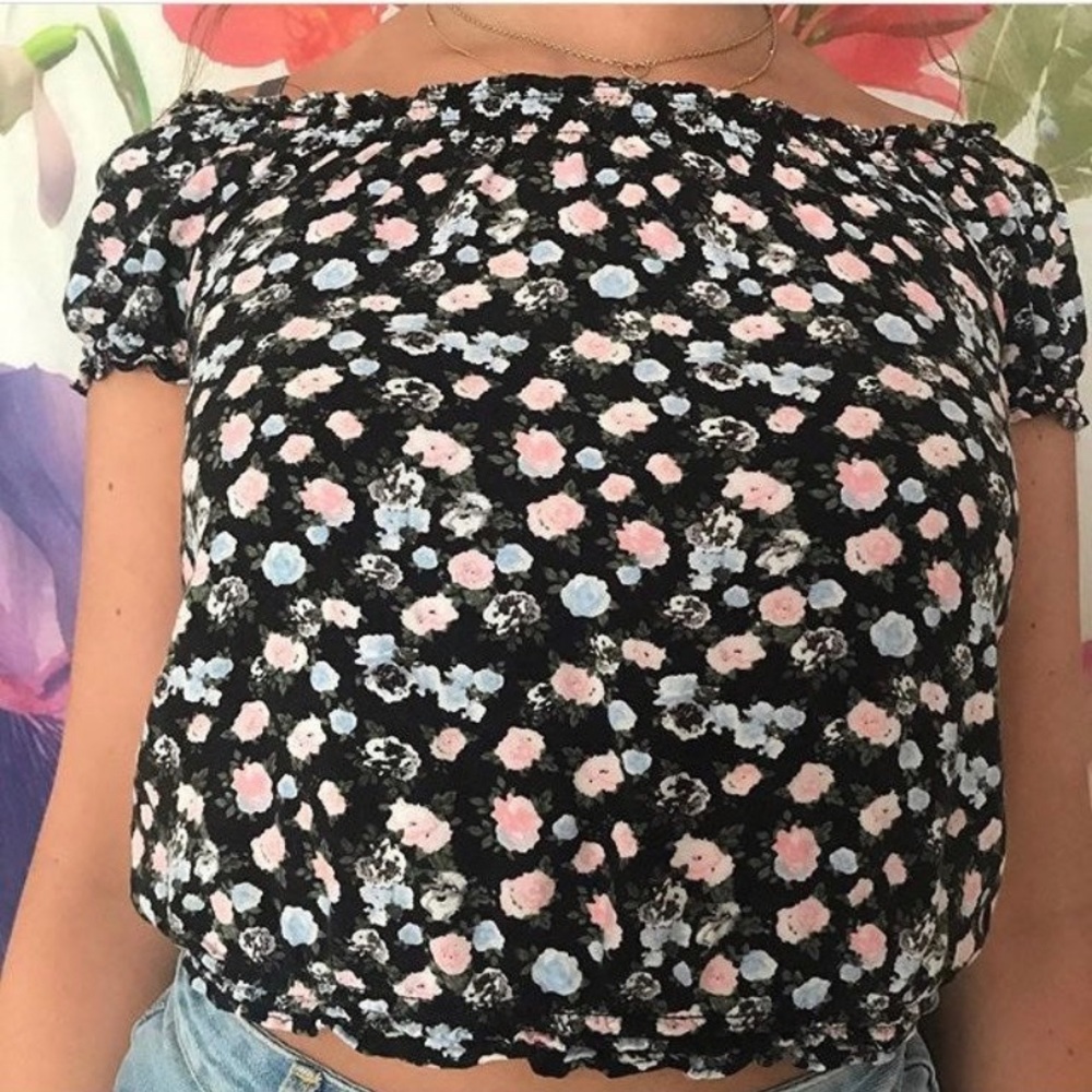 Floral Crop Top